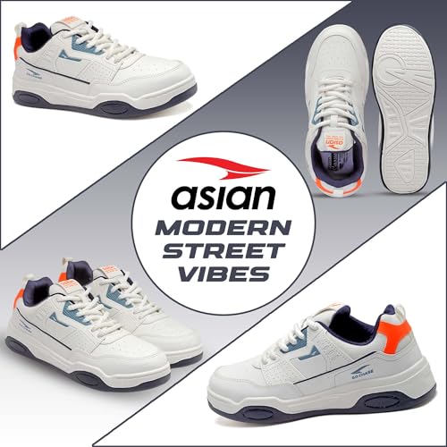 Image of ASIAN Men's Vegas-01 Sneakers | Stylish & Lightweight Design Comfortable Lace-Up Sneakers for Travel & Everyday Use