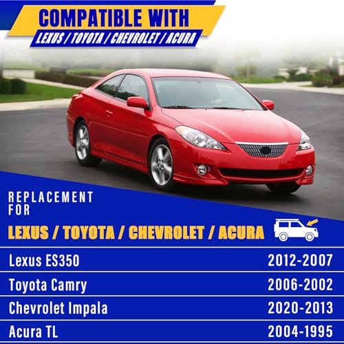Image of 24 inch 19 inch Front Windshield Wiper blades Replacement for Lexus ES350 2007-2012,Toyota Camry 2002-2006,Chevy Chevrolet Impala 2013-2020,Premium All-Season Replacement Automotive Windshield Wipers