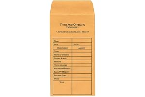 Broadman Church Supplies Tithe and Offering Envelope, 100 Count