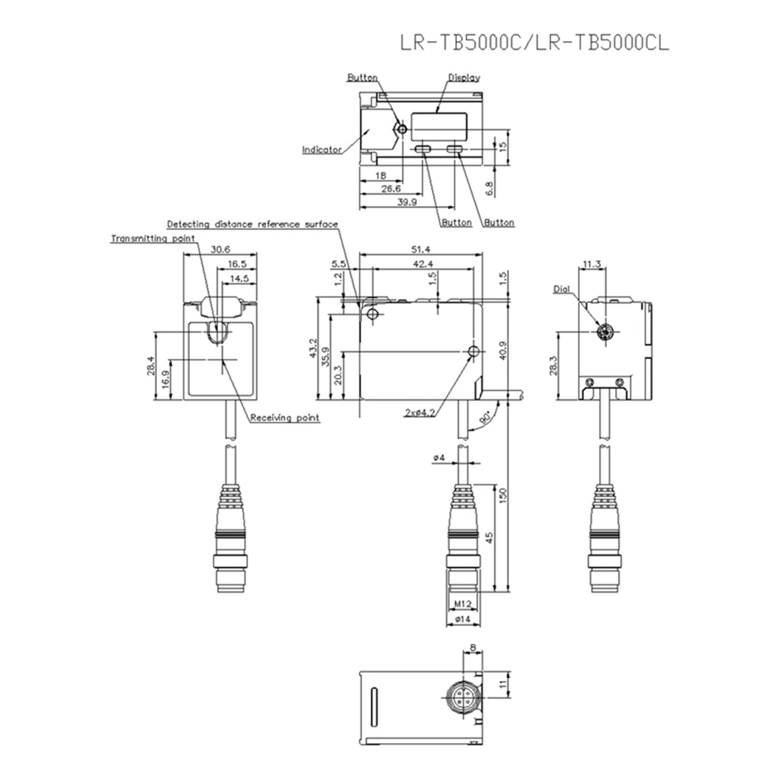 Amazon.co.jp: LR-TB5000C/5000CLセンサー 検出距離5m(LR-TB5000C