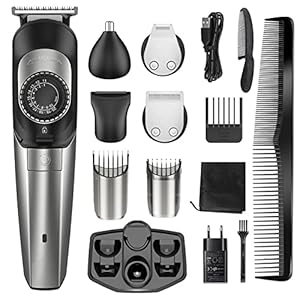 Hair Clippers for Men, Profession Hair Clipper Adjustable Hair Cutter 5 in 1 Hair Trimmer Barber Clippers Haircut Machine