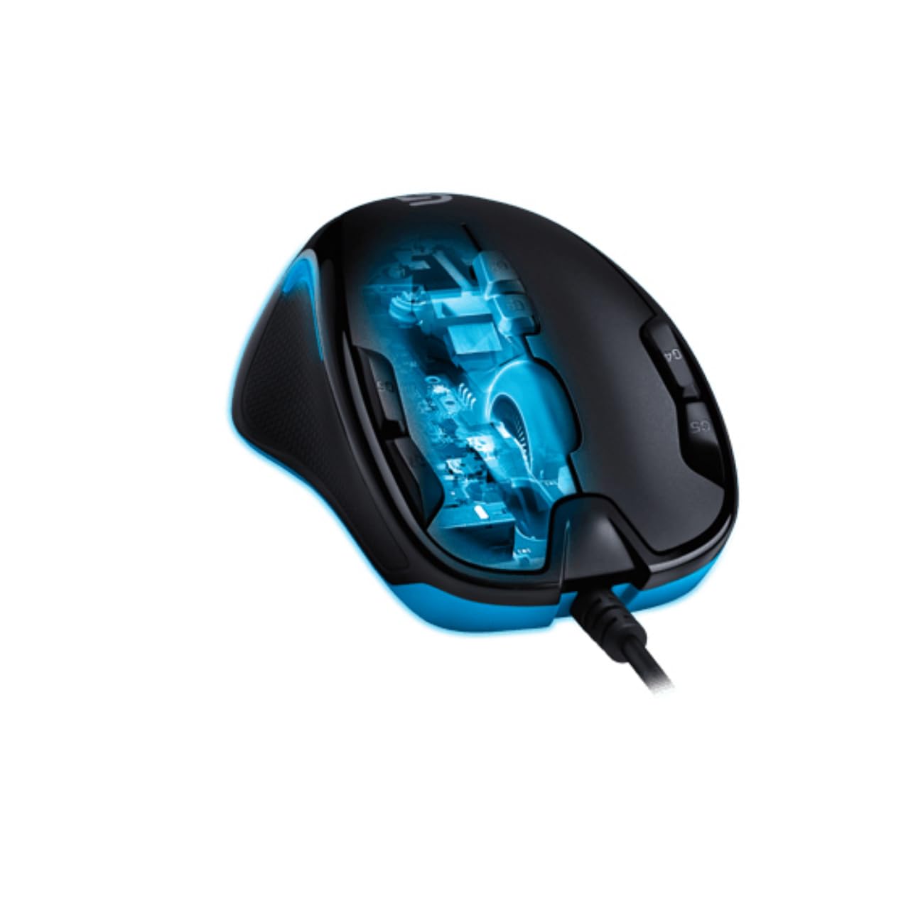 Logitech G300s Wired Gaming Mouse, 2,5K Sensor, 2,500 DPI, RGB