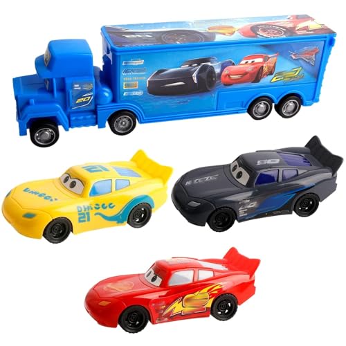 Luclay Blue Racing car Spielzeug Automodell - Lightning Mc-Queen Kinderspielzeug Autos Ideal für Jungs und Mädchen, Sammler und Spielzeugliebhaber für Kinder Geburtstagsfeiern, Kindertage, Easter