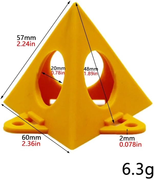 10 Pcs Pyramid Tripod Painting Brackets – Triangular Woodworking Support Stands for Spray Painting, Drying & Craft Projects