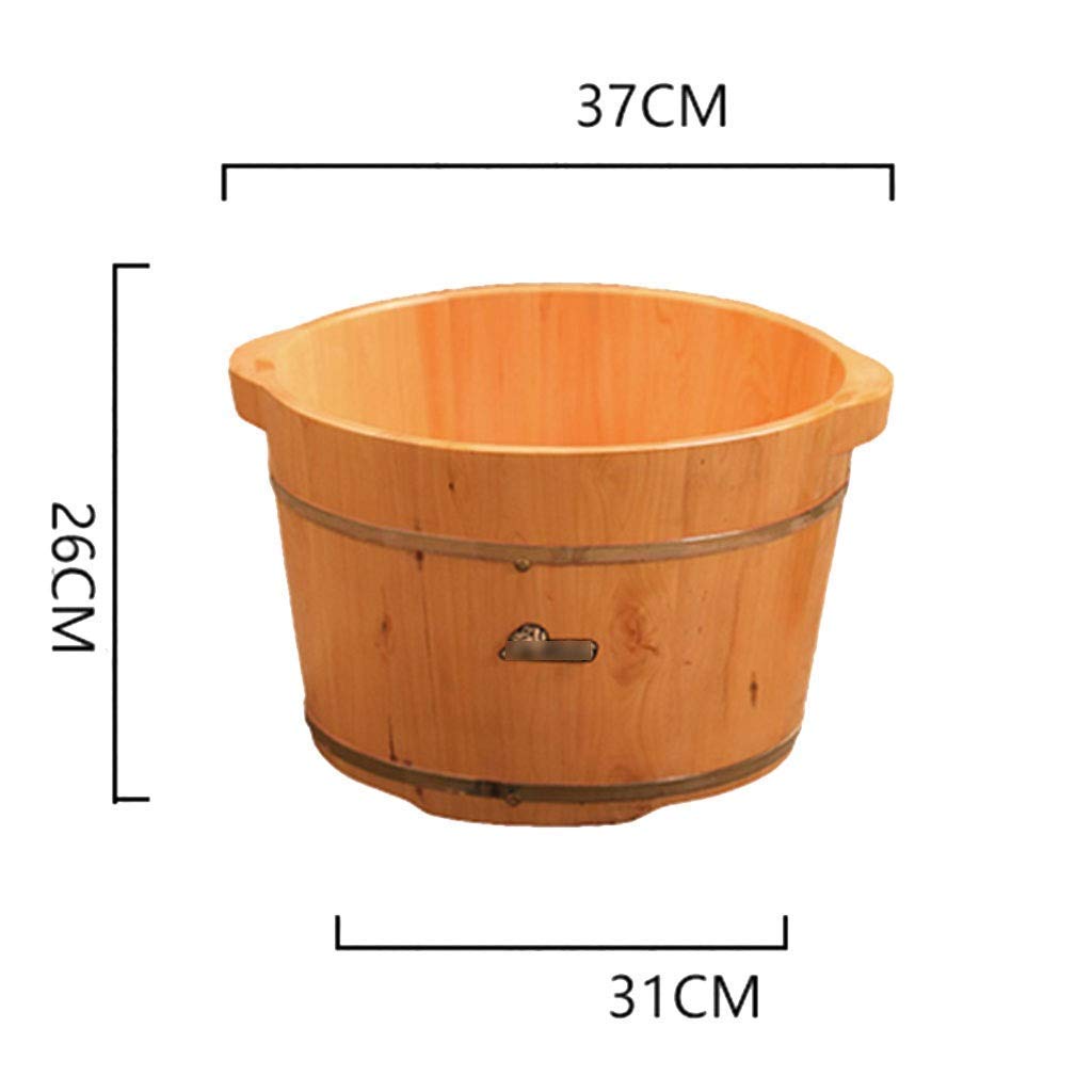 Pediluvio, Secchio Vasca per Pediluvio, Pediluvio in Legno, Ciotola per Pedicure Massaggio Spa Vasca per Piedi in Legno (Colore : 4), Rulli per Massaggi