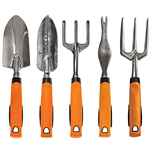 A.M. Leonard Complete Aluminum Gardening Tool Set (5 Tools)
