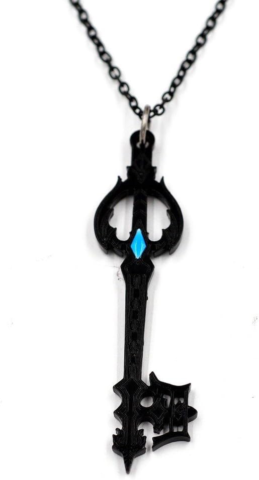 Kingdom Hearts Oblivion Blade Metal Vintage Necklace for Teens, Female, Alloy, Pendant-Necklaces, Necklace