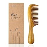 ▶▶ Peine Puas Anchas: La distancia de los dientes peine desenredante es de aproximadamente 0,3 cm. El ancho suficiente puede ayudarlo a peinarse con más éxito, reducir los tirones y el dolor, ideal para cabello rizado y húmedo.