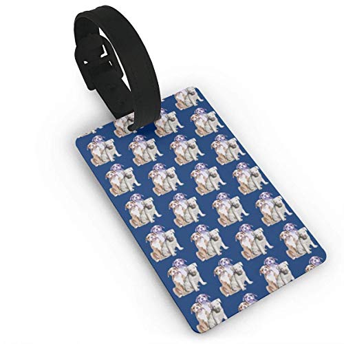 JKOVE Etiquetas Equipaje,Pitbull para Tarjetas de Visita,Flexibles,Regalos de Viaje