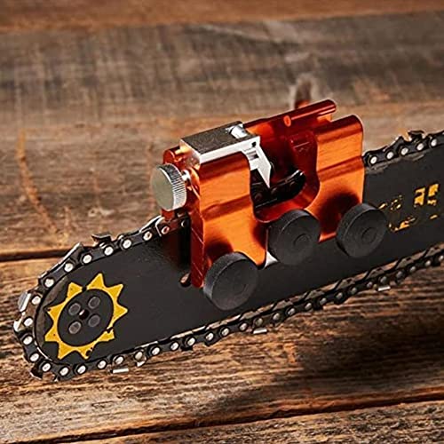 Haitoy Chainsaw Chain Sharpening Jig Kit, Deluxe Chainsaw Sharpener, Suitable For All Kinds Of Chain Saws,With Three Grinding Heads #TOP6