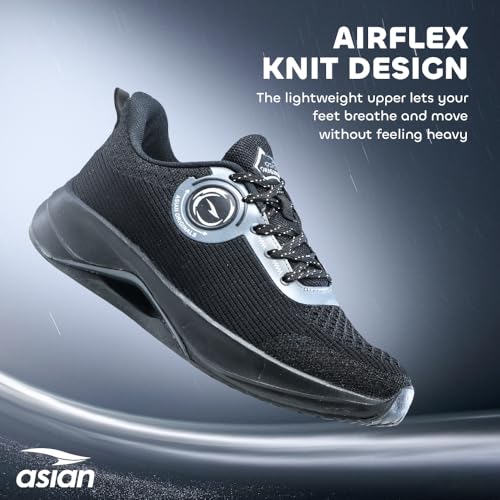 Image of ASIAN Men POWERPLAY-21 Running and Casual wear Running Shoes with Laces, Lightweight and Comfortable Shoes with Upper Fabric and Phylon Sole for Men & Boys