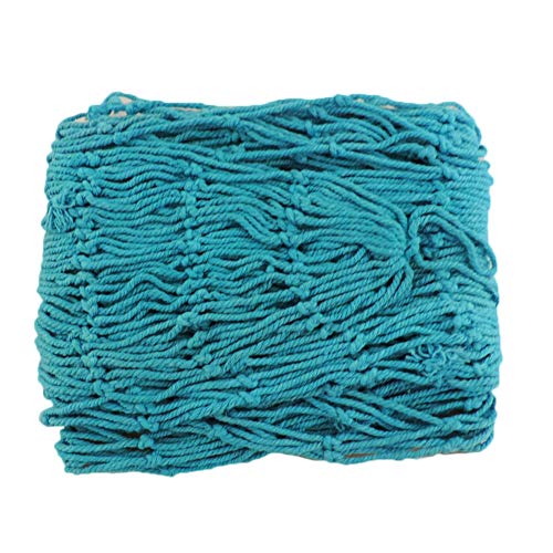 Novelty Giant Nautical Fish Netting Party Decor 40" x 78" Teal Blue