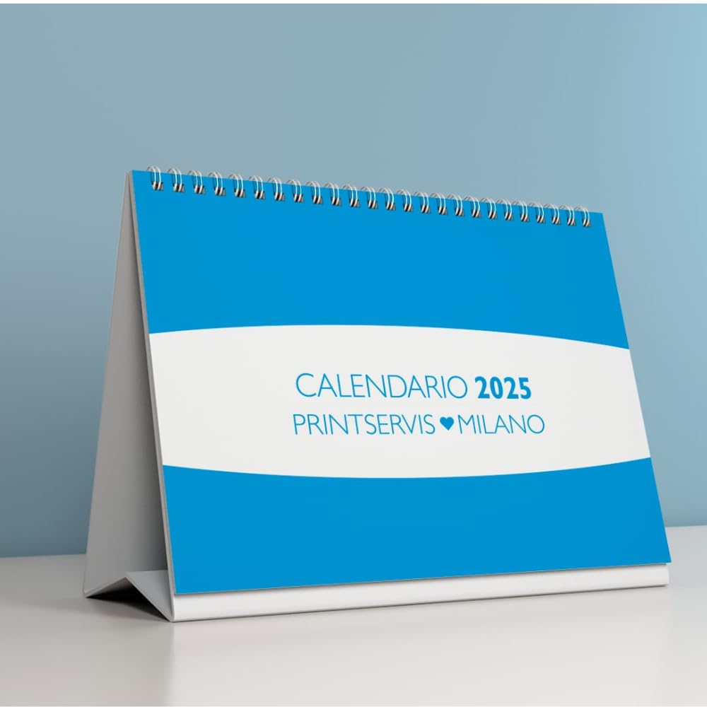 Customizable Table Calendar 2024/2025, Artistic and Creative Design, Size 215 x 148.5 mm