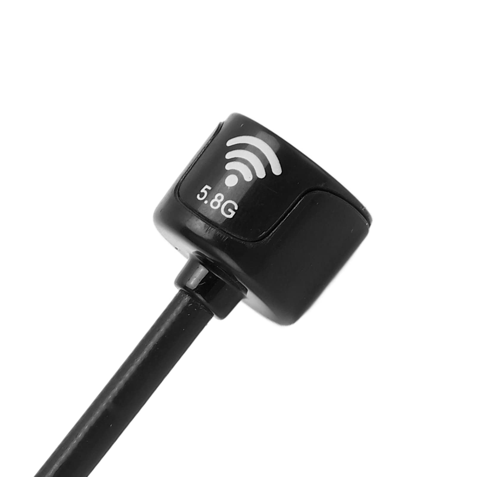 Antenna da 125 Mm 5,8 GHz 2,5 Dbi per Telecomando FPV Drone Antenna RHCP Resistente Agli Urti (Nero)