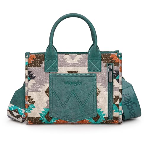 Image of Wrangler Purse Western Aztec Tote Bag Women Top Handle Handbags with Detachable Strap | Western