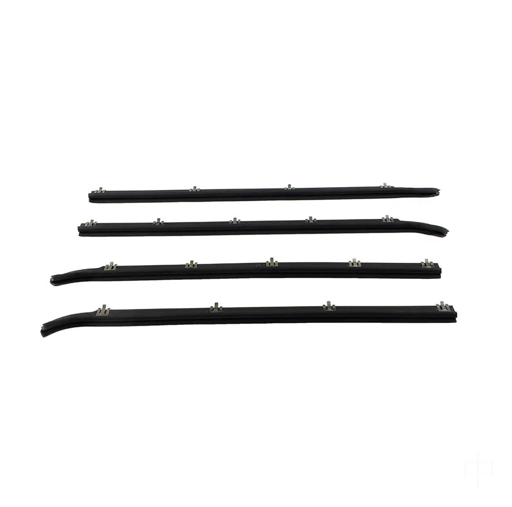 Spgsgmgtxt One Color For For Bronco F150 F250 F350 1987-1996 Outer Window Sweep Weatherstrip (Oe# F2tz1521456a, F2tz1521457a) Beltline Molding