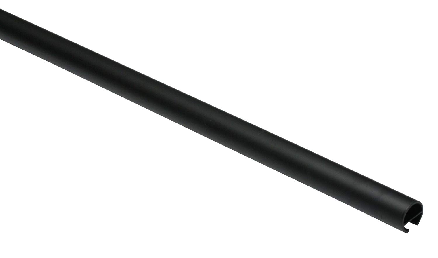 Gardinia 32237 Curtain Pole with Inner Rail I Diameter 16 mm Matt Black 160 cm