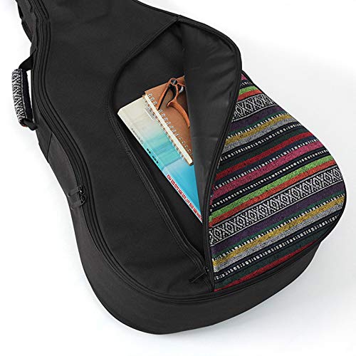 KIKIRon Housse de Guitare Acoustique Guitare Classique Sac à Dos Boîte Bandoulière Ajustable Portable Accessoires for… - Les Beatles, Paul McCartney, John Lennon, RIngo Starr, George Harrison KIKIRon Housse de Guitare Acoustique Guitare Classique Sac à Dos Boîte Bandoulière Ajustable Portable Accessoires for… – Image 4