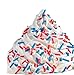 Oasis Supply, All American Bundle - 8-Pack Patriotic Birthday Candles, 6 USA! Food Flag Picks, & 4oz Red, White, & Blue Sprinkles
