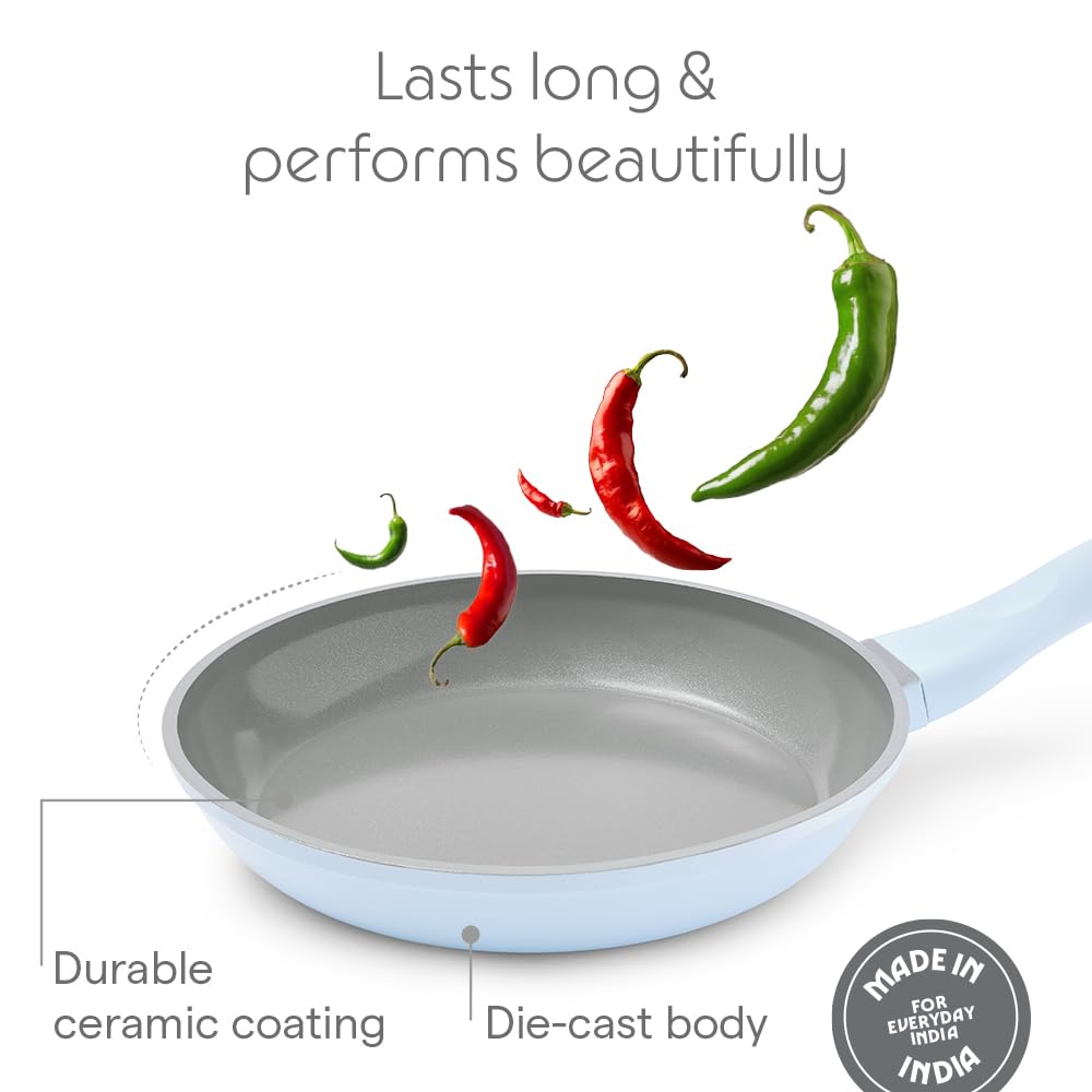 Borosil Vajra Fry Pan - Ceramic Non-Stick -5