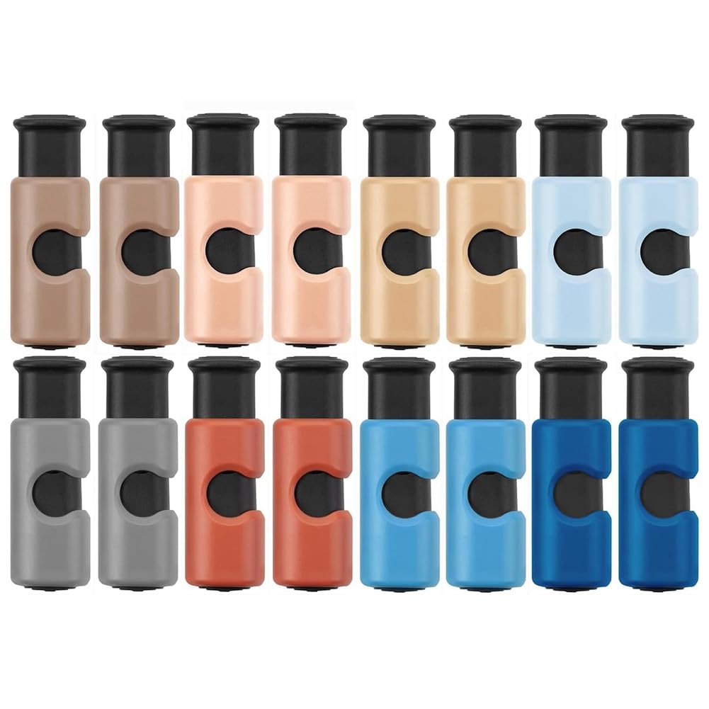 CTRLZS 16 Pack Bag Clips for Food Storage, Clips for Food Packages, Snack Clips, Food Clips for Bags, Plastic Bag Clip