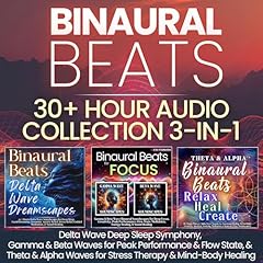 Binaural Beats 30+ Hour Audio Collection 3-in-1 Audiolibro Por Aria Blackstone arte de portada