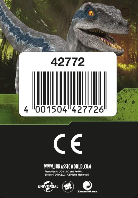 Schmidt Spiele 42772 Jurassic World, Toro, Dinosaurier, 27 cm Plüschfigur