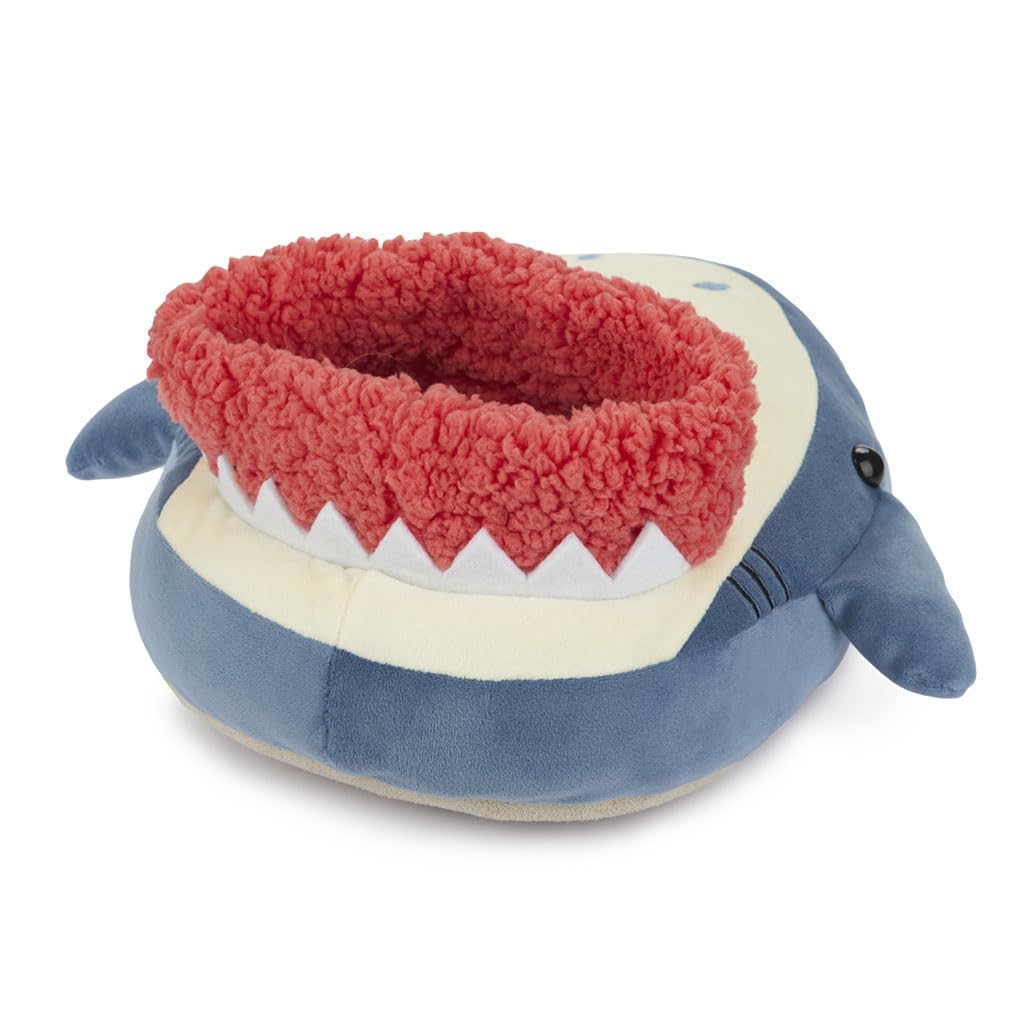 Balvi Scaldapiedi Sharky Colore Blu Uno squalo Si Mangia i Tuoi Piedi Poliestere 37x30x7 cm