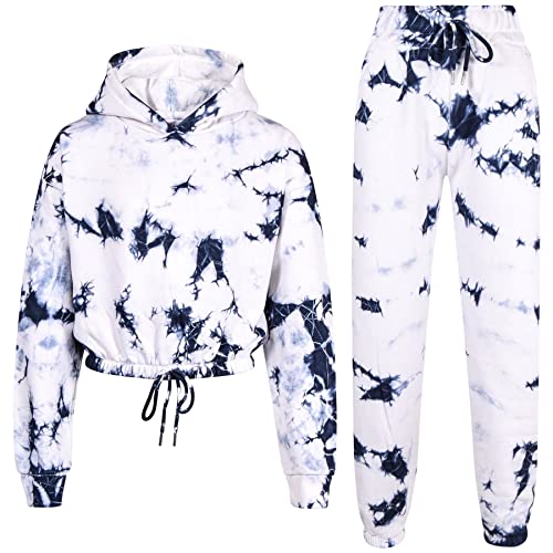 Survêtement tie dye bleu marine fille 13 ans résistant et élastique pour le sport