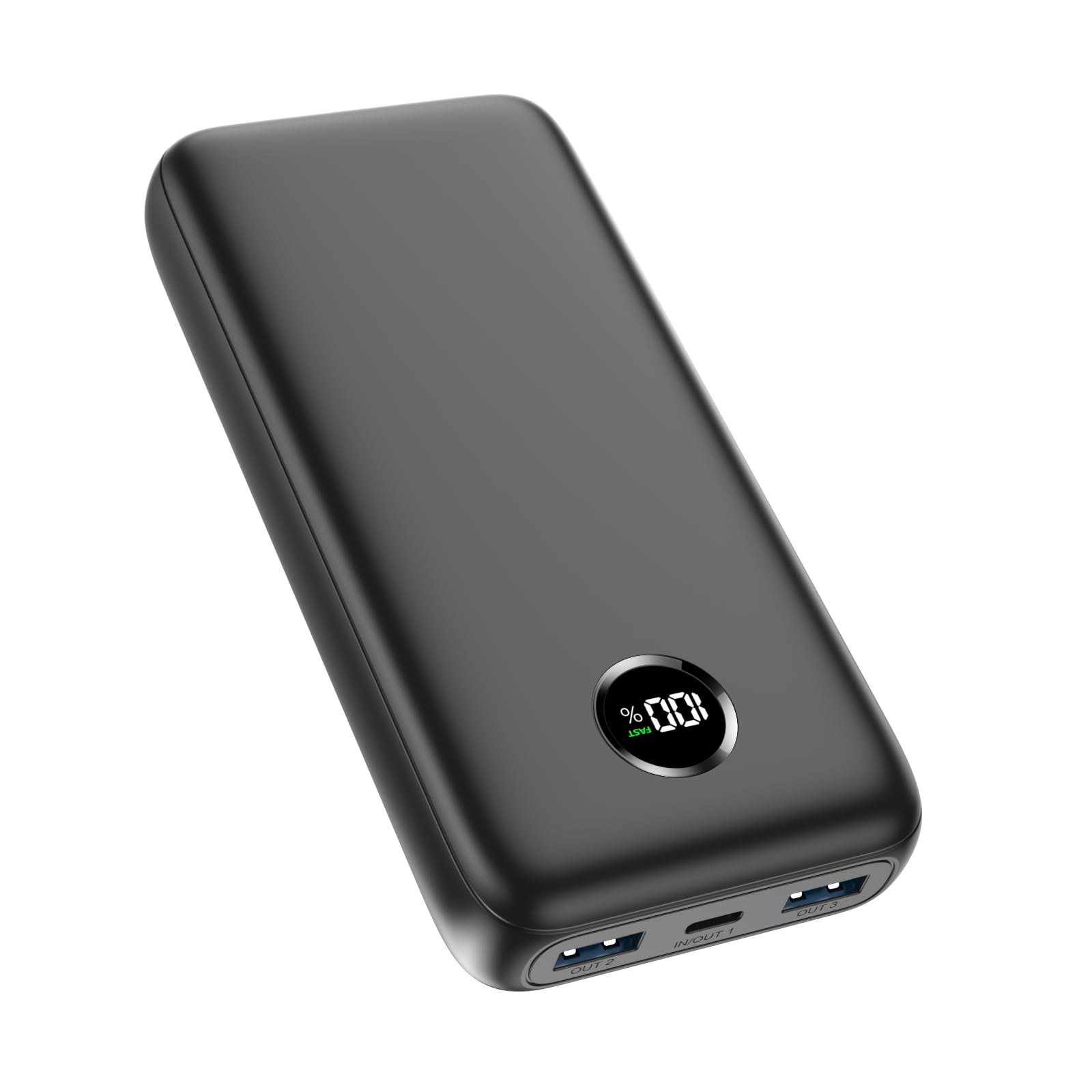 SOARAISE Power Bank 27000mAh, 22.5W Batteria Esterna Ricarica Rapida con USB C Input & Output, PD3.0 QC4.0 Caricatore Portatile con 3 Uscite USB e Display Digitale LED per iPhone Samsung Tablet