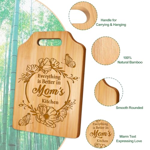Save 50% on Engraved Bamboo Cutting Board for Mother's Day