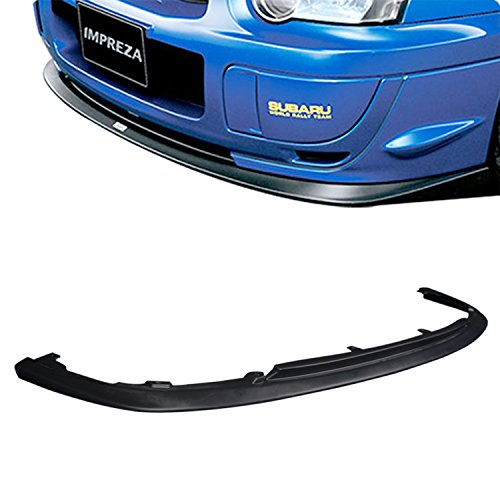 TC Sportline BO-SUIM043741 V-Limited Style Polyurethane PU Front Bumper Lip Spoiler for 2004-2005 SUBARU IMPREZA WRX STI