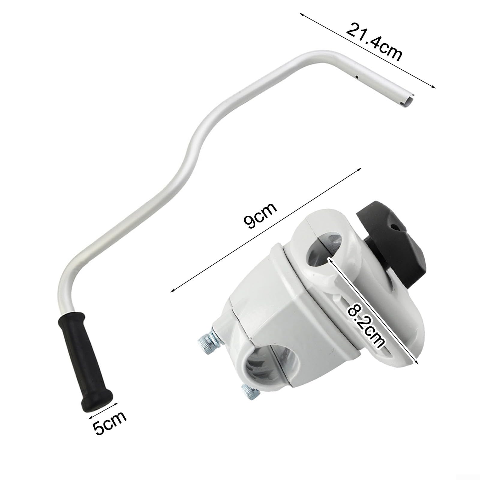 Manillar de cortacésped y montaje de soporte para Stihl- FS130 FS131 FS111 FS110 FS90 FS91 FS89 FS200 Series 4147-790-1704 4134-790-3200 Soporte de mango de recortadora de metal