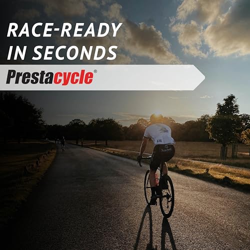 Prestacycle Disc Wheel Mini Presta Head | Compact Fit for All Disc Wheels | Urethane Gasket | Push-On Pull-Off | Tubeless & Lightweight Valve Compatible | Fits Prestaflator & Pumps