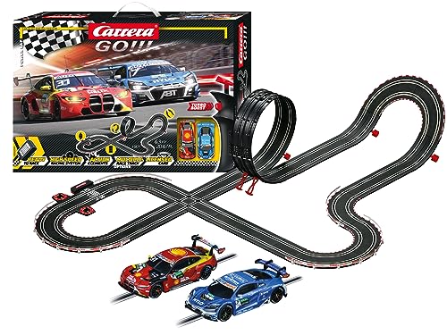 Carrera GO Electric Powered Slot Car Racing Kids Toy Race Track Set 1:43 Scale,...