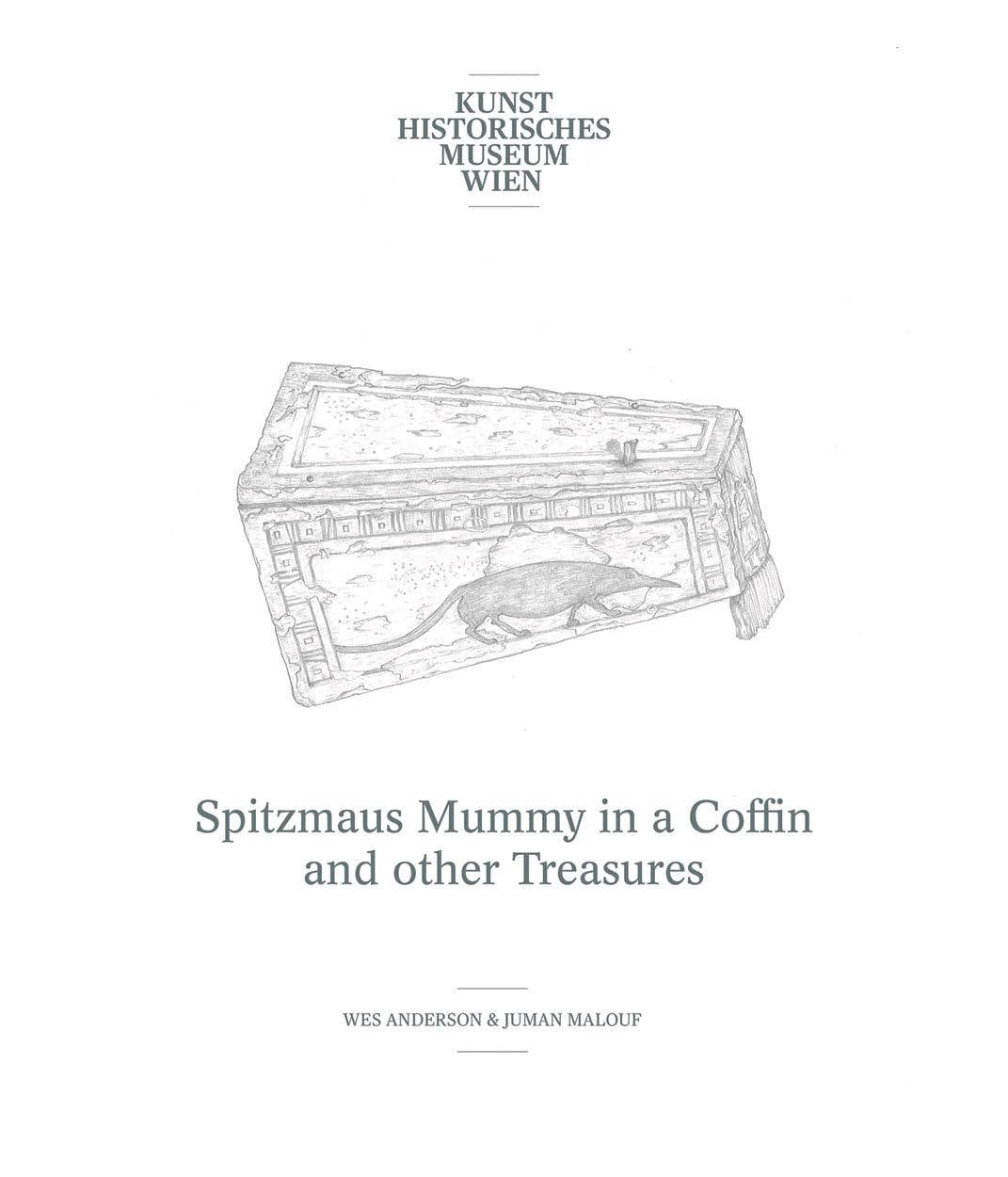 Wes Anderson, Juman Malouf. Spitzmaus Mummy in a Coffin and other Treasures in der Reihe „Artist Curators“: Kunsthistorisches Museum, Wien 2018/19; Fondazione Prada, Milano, 2019