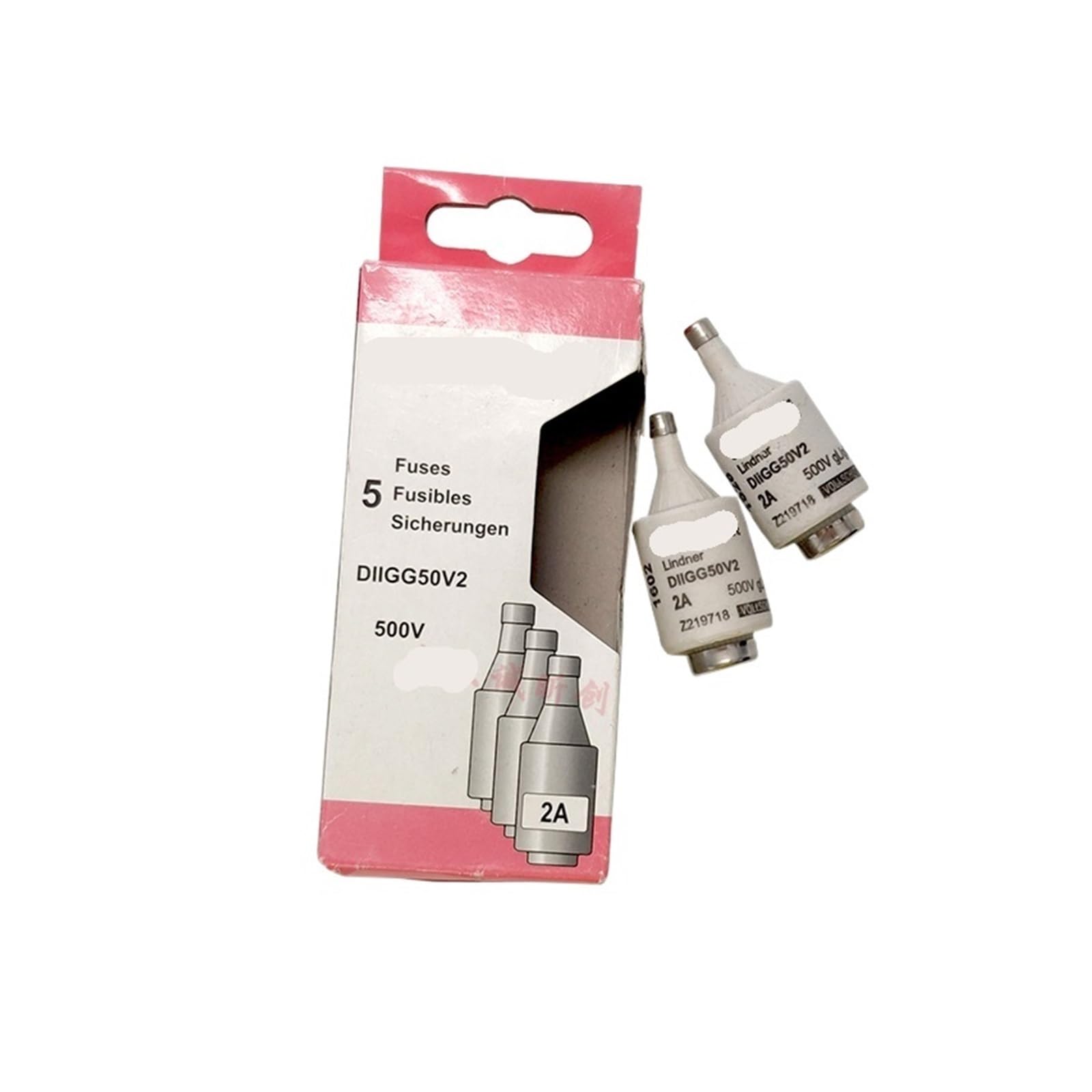 KXIWLUFV 2pcs Fuse 500V 2A/4/6/10/16/20/25A(DII 4A)