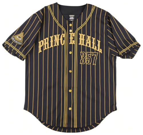 Big Boy Prince Hall Mason Divine S1 Baseball Jersey [Black] miniatura 1