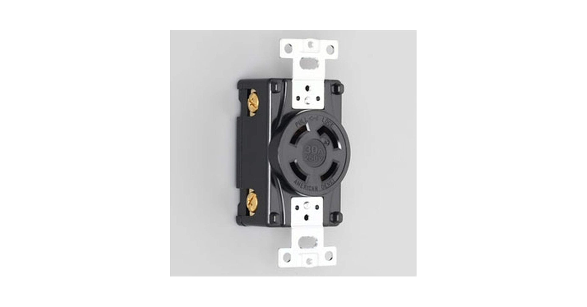 アメリカン電機 引掛形埋込コンセント接地2P30A250V 3320-L6 3320-L6 埋込コンセント 引掛形 30A アメリカン電機 コンセント