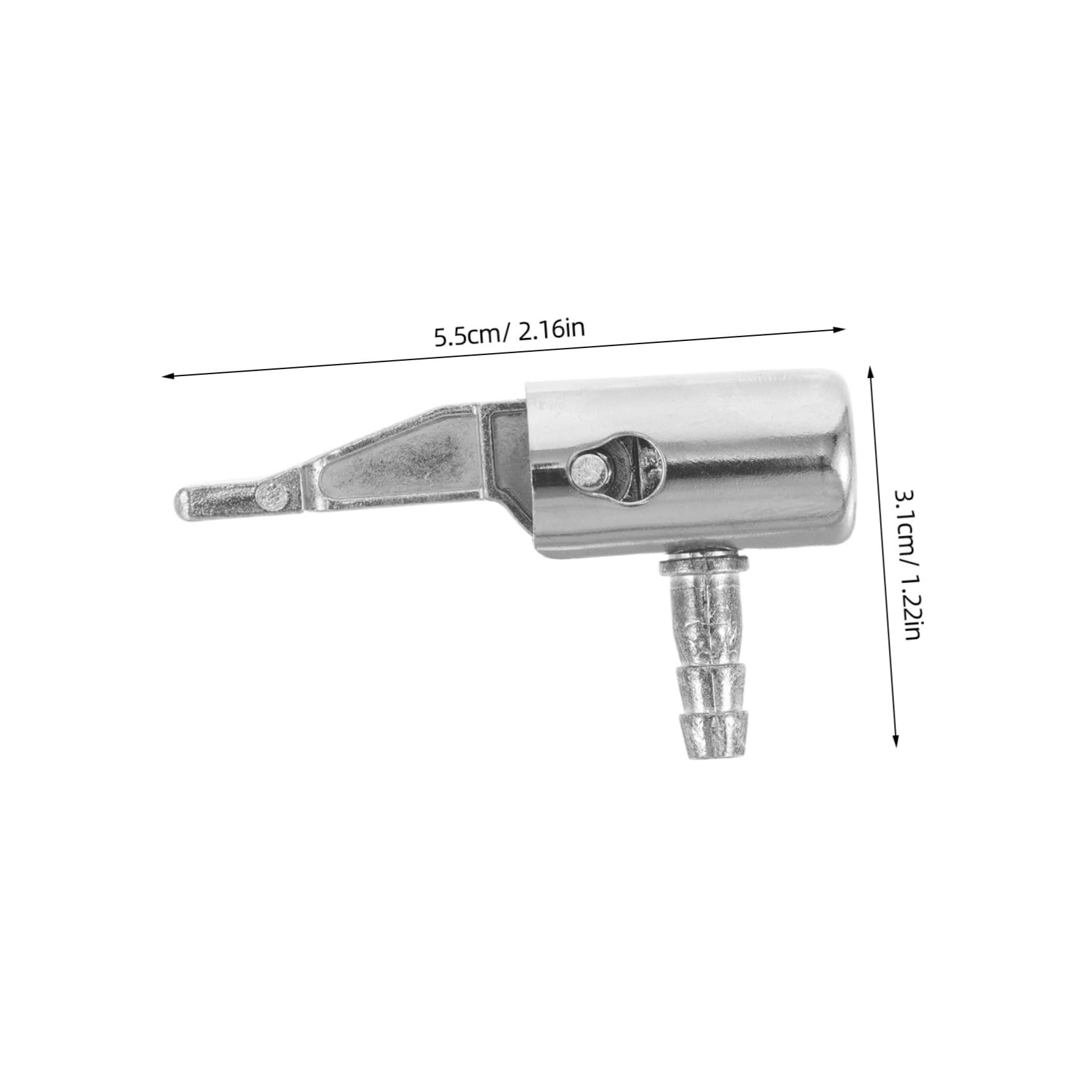 FELTECHELECTR Car Tire Air Chuck Lightweight Quick Connect Tire Inflator Chuck for Easy Installation and Operation Suitable for Various Vehicle Tires Locking Air Chuck Design