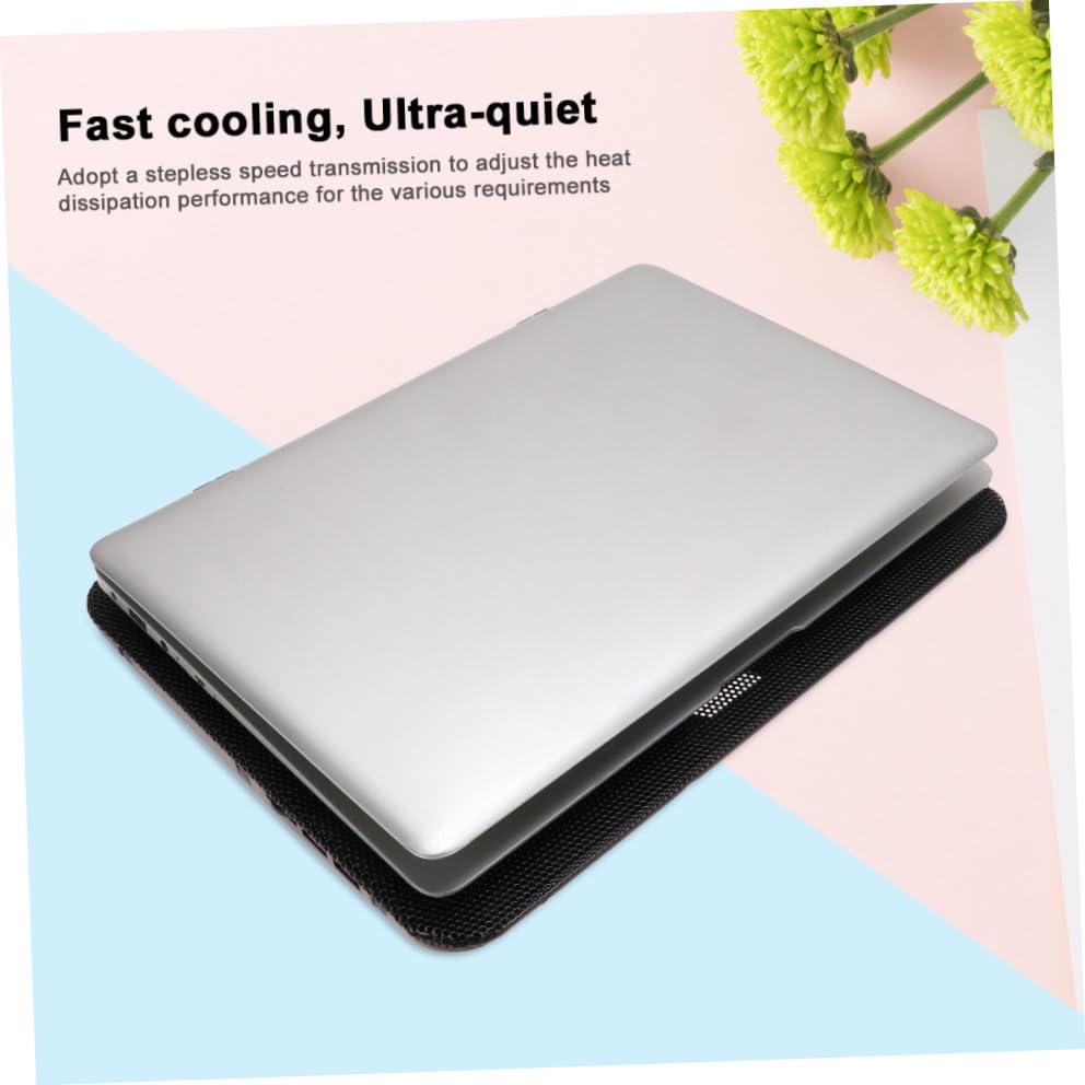 Base enfriadora ajustable para laptop con ventilador silencioso miniatura 5