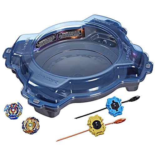 Juego Beyblade Burst Pro Series EVO Elite Champions Pro – Juego de Batalla con Beystadium, 2 giros y 2 lanzadores