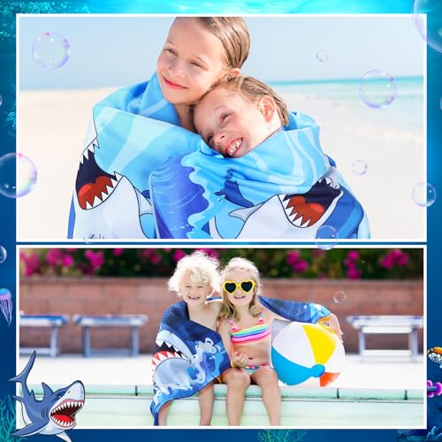 6-Pcs-Beach-Towel-for-Kids-Absorbent-Quick-Dry-Microfiber-Bath-Towels-30-x-60-Cute-Kids-Beach-Towels-Thick-Soft-Sand-Free-Travel-Towels-for-Boys-Girls-Blue-SeriesShark 51q3dcrB8FL