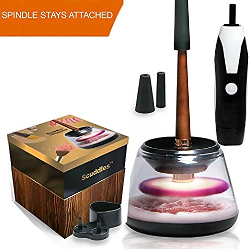 Electric Makeup Brush Cleaner Spinner and Dryer, UPGRADED 2018 DESIGN, 360 Spinning Rotation, 3 Powerful Speed Levels Anti-skid, Spinning Tool Machine
