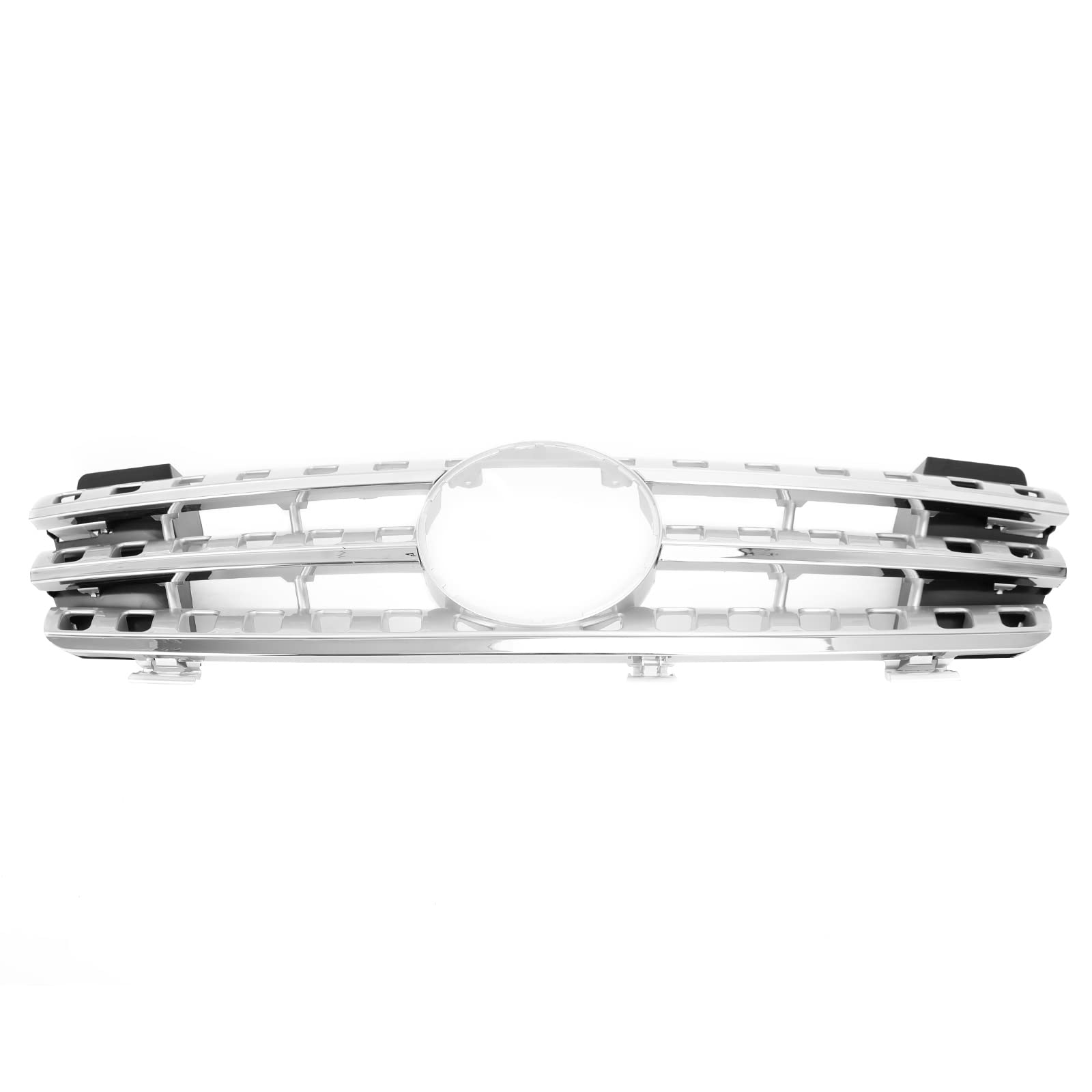 Parrilla del Parachoques Delantero Apto para Mercedes-Benz ML-Class W164 2005-2008 Chrome (No Logo)