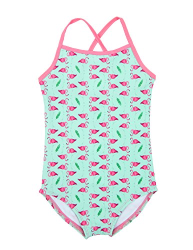 Image of Leveret Kids Baby Girls One Piece Swimsuit UPF 50+ (Size 2 Toddler-6 Years)