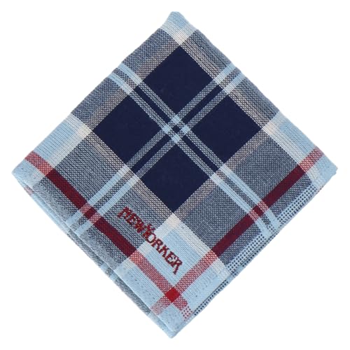 [ニューヨーカー] メンズ ハンカチタオル ハンドタオル 32606020 タオルハンカチ 男性 32606020A ネイビー[A] 約 横25cm×縦25cmのサムネイル