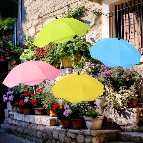 Sunnymove 26 Inch Plant Umbrellas for Outdoor Plants Garden Umbrella