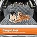 URPOWER Seat Cover for Dog 100% Waterproof Pet Seat Cover Hammock 600D Heavy Duty Scratch Proof Nonslip Durable Soft Pet Back Seat Covers for Cars Trucks and SUVs