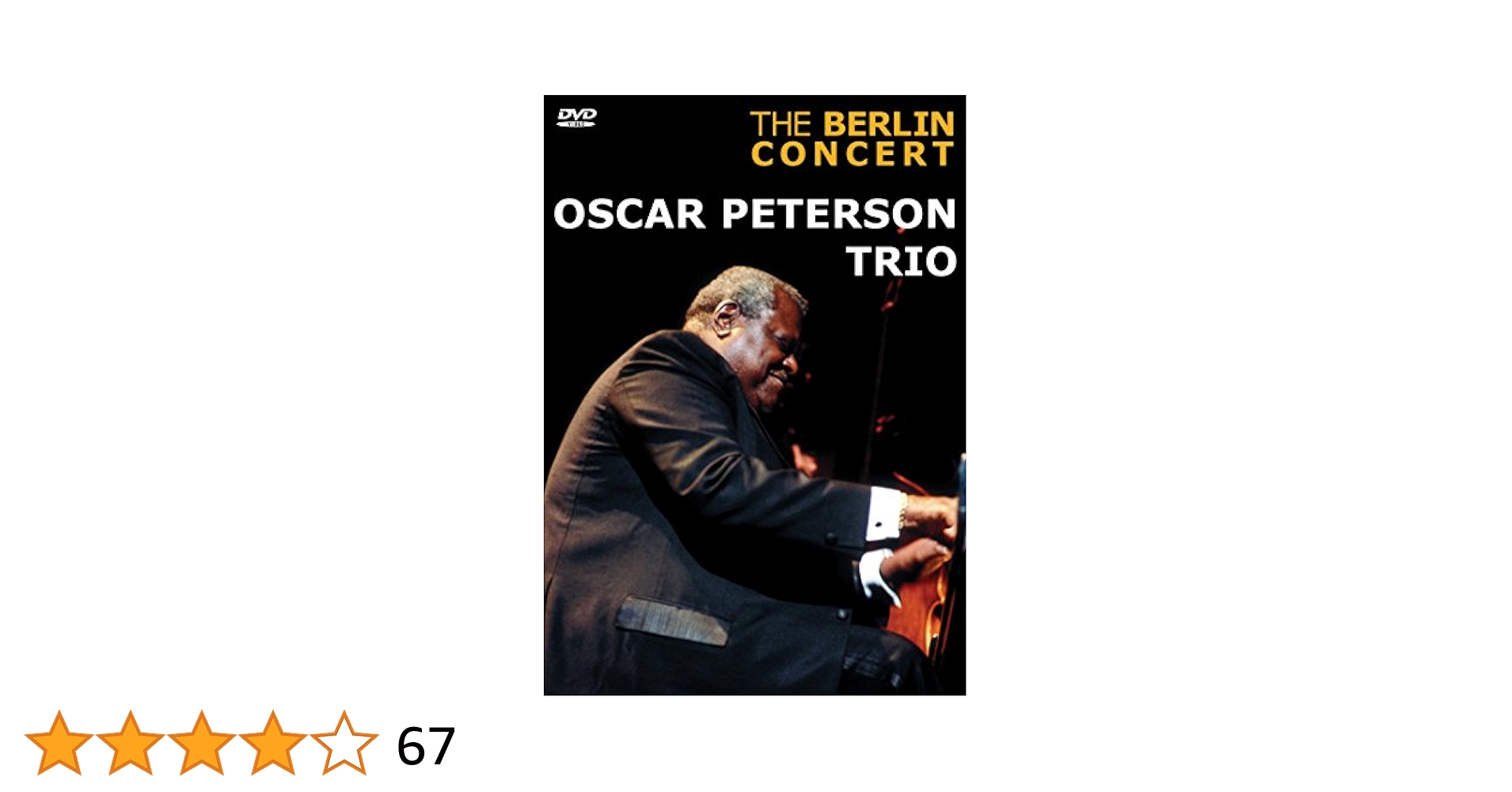 【DVD】オスカー・ピーターソン・トリオ / ベルリン・コンサート DVD】オスカー・ピーターソン・トリオ / ベルリン・コンサート